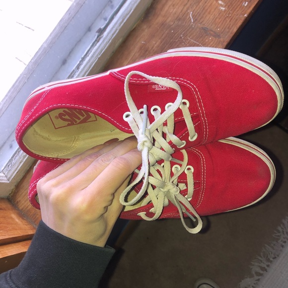 Red Vans - Picture 3 of 3